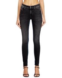 DIESEL - Skinny Jeans Regular Waist 2017 Slandy, /Dark, Zip Fly - Lyst