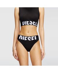 DIESEL - Three-Pack Briefs With Cut-Off Logo - Lyst