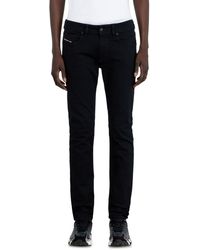 DIESEL - Skinny Jeans Low Waist 1979 Sleenker, /Dark, Zip Fly - Lyst