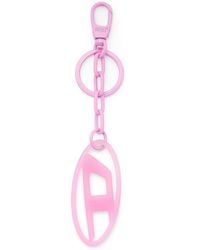 DIESEL - Oval D Charm/Key Ring - Lyst