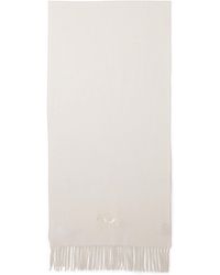 DIESEL - Wool-Blend Scarf With Fringed Edges - Lyst