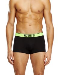 DIESEL - Three-Pack Boxer Briefs With Pop-Colour Waist - Lyst