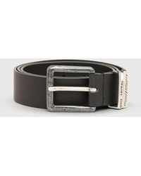 DIESEL - 'B-Guarantee-A' Leather Belt - Lyst