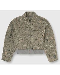 DIESEL - Upcycled Felted Jacket - Lyst