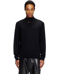 DIESEL - Pull à col roulé en laine - Lyst
