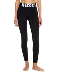 DIESEL Leggings With Logo in Black | Lyst
