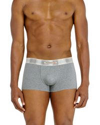DIESEL - Three-Pack Of Stretch Cotton Boxer Briefs With Satin Waistband - Lyst