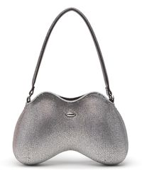 DIESEL - Double-D-Shoulder Bag With All-Over Crystals - Lyst