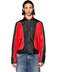 DIESEL - Nylon Jacket With Contrast Detailing - Lyst