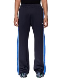 DIESEL Joggers With Side Zips - Blue
