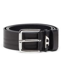 DIESEL - 4 Cm Crinkle Leather Belt - Lyst
