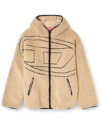 DIESEL - Teddy Hoodie Sweatshirt - Lyst
