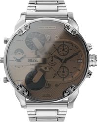 DIESEL - Mr. Daddy 2.0 Chronograph Stainless Steel Watch - Lyst