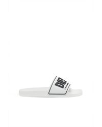 DIESEL - Sa-Mayemi-Rubber Slides With Embossed Logo - Lyst