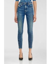 DIESEL - Skinny Jeans High Waist 1984 Slandy-High, Medium, Zip Fly - Lyst