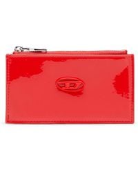 DIESEL - Card Holder With Glossy Finish - Lyst