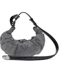 DIESEL - Grab-d S-small Scrunched Hobo Bag In Crystal Denim - Lyst