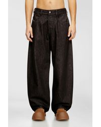 DIESEL - Relaxed Jeans Regular Waist 1997 D-Enim-M, /Dark, Button Fly - Lyst