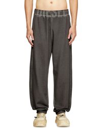 DIESEL - Cotton Joggers With Drawstring Waist - Lyst