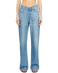 DIESEL - Regular Jeans High Waist 1971 D-Sent, Dark, Button Fly - Lyst