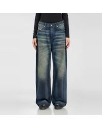 DIESEL - Relaxed Jeans Regular Waist 1990 D-Waigee, Dark, Button Fly - Lyst