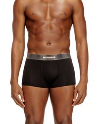 DIESEL - Three-Pack Of Stretch Cotton Boxer Briefs With Satin Waistband - Lyst