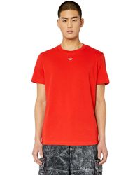 DIESEL - T-shirt With D Patch - Lyst