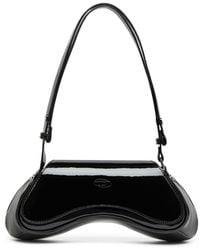 DIESEL - Play-Crossbody-Tasche Aus Glänzendem Pu - Lyst
