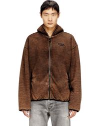 DIESEL - Reversible Hooded Zip-Up Jacket - Lyst