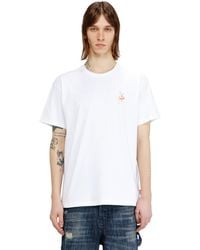 DIESEL - T-Shirt With Pig And Logo Print - Lyst