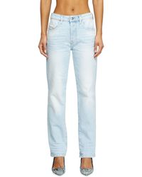 DIESEL - Regular Jeans Low Waist 1989 D-Mine, Light, Button Fly - Lyst