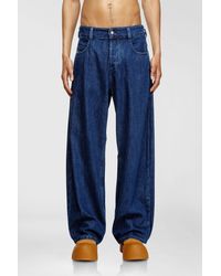 DIESEL - Relaxed Jeans Regular Waist 1997 D-Enim-M, Dark, Button Fly - Lyst