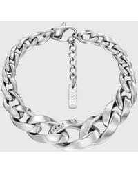 DIESEL - Stainless Steel Chain Bracelet - Lyst