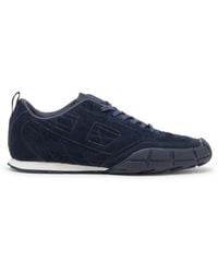DIESEL - S-Pagodha-Quilted Suede Sneakers - Lyst
