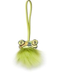 DIESEL - Frog Bag Charm With Fluffy Tail - Lyst
