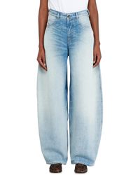 DIESEL - Relaxed Jeans High Waist 1987 D-Khelz, Light, Button Fly - Lyst