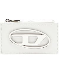 DIESEL - Porte-cartes plat en cuir nappa - Lyst