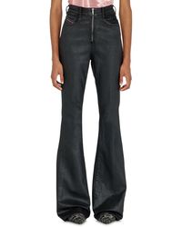 DIESEL - Bootcut Jeans High Waist 1973 D-Partt, /Dark, Zip Fly - Lyst