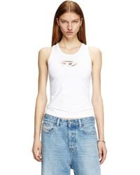 DIESEL - ホワイト T-lynys-od タンクトップ - Lyst