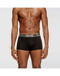 DIESEL - Three-Pack Of Stretch Cotton Boxer Briefs With Satin Waistband - Lyst