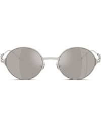 DIESEL - Round Sunglasses - Lyst
