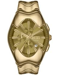 DIESEL - Mercurial Chronograph-Tone Stainless Steel Watch - Lyst