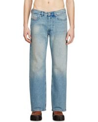 DIESEL - Relaxed Jeans Regular Waist 1980 D-Eeper, Light, Button Fly - Lyst
