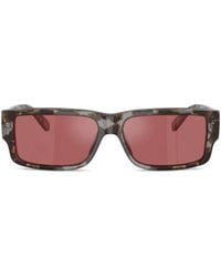 DIESEL - Rectangle Sunglasses - Lyst
