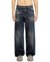 DIESEL - Relaxed Jeans Low Waist 2001 D-Macro, Dark, Button Fly - Lyst