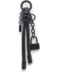 DIESEL - Metal Keyring/Charm With Padlock Detail - Lyst