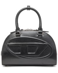 DIESEL - 1Dr Dome-Leather Bowling Bag - Lyst