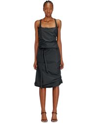 DIESEL - Open-Back Apron Dress - Lyst