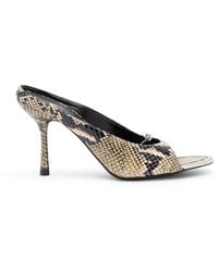 DIESEL - D-Diam's-High Leather Mule With Floating Oval D - Lyst