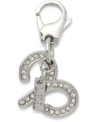 DIESEL - Metal Aries Charm With Rhinestones - Lyst